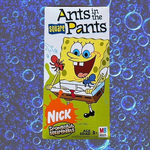 MB Spongebob Y2K 2005 Ants in the Square Pants Game - Picture 3 of 9
